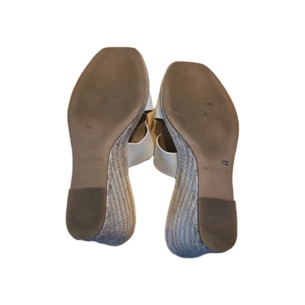 Steven New York Women's White Wedges, Size 10 - Picture 6 of 6